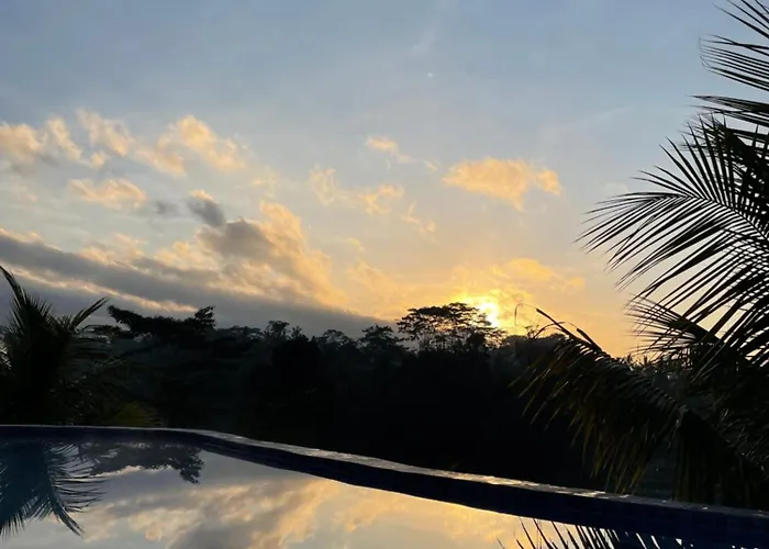 Orman Evi De Sila House And Pool, With Pool, Rice Terrace And Clift View