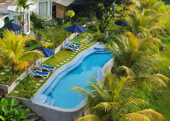 De Sila House And Pool, With Pool, Rice Terrace And Clift View Susut